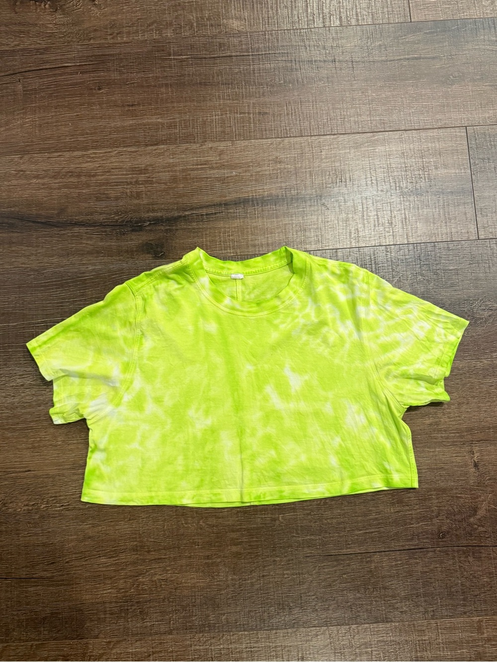 Lululemon | Lululemon All Yours Cropped Cotton T-Shirt *Tie Dye